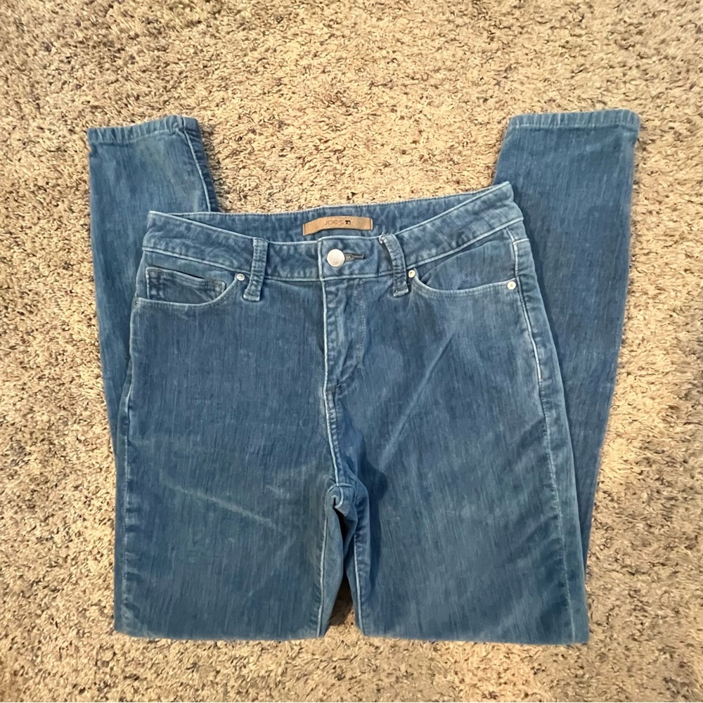 Joe's Jeans Blue Velvet/Vellour Skinny Pants